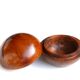 Round wooden box, 70s