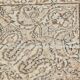 Grand tapis vintage tons pastel jaune et vert menthe, faded 312x197Cm
