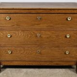 Petite Commode de Propriété en Chêne, époque Empire – Début XIXe