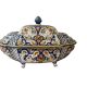 Desvres old Rouen faience plate