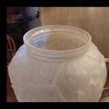 Art Deco pressed glass vase