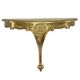 Gilded Rococo Style Mirror With Console Acanthus France