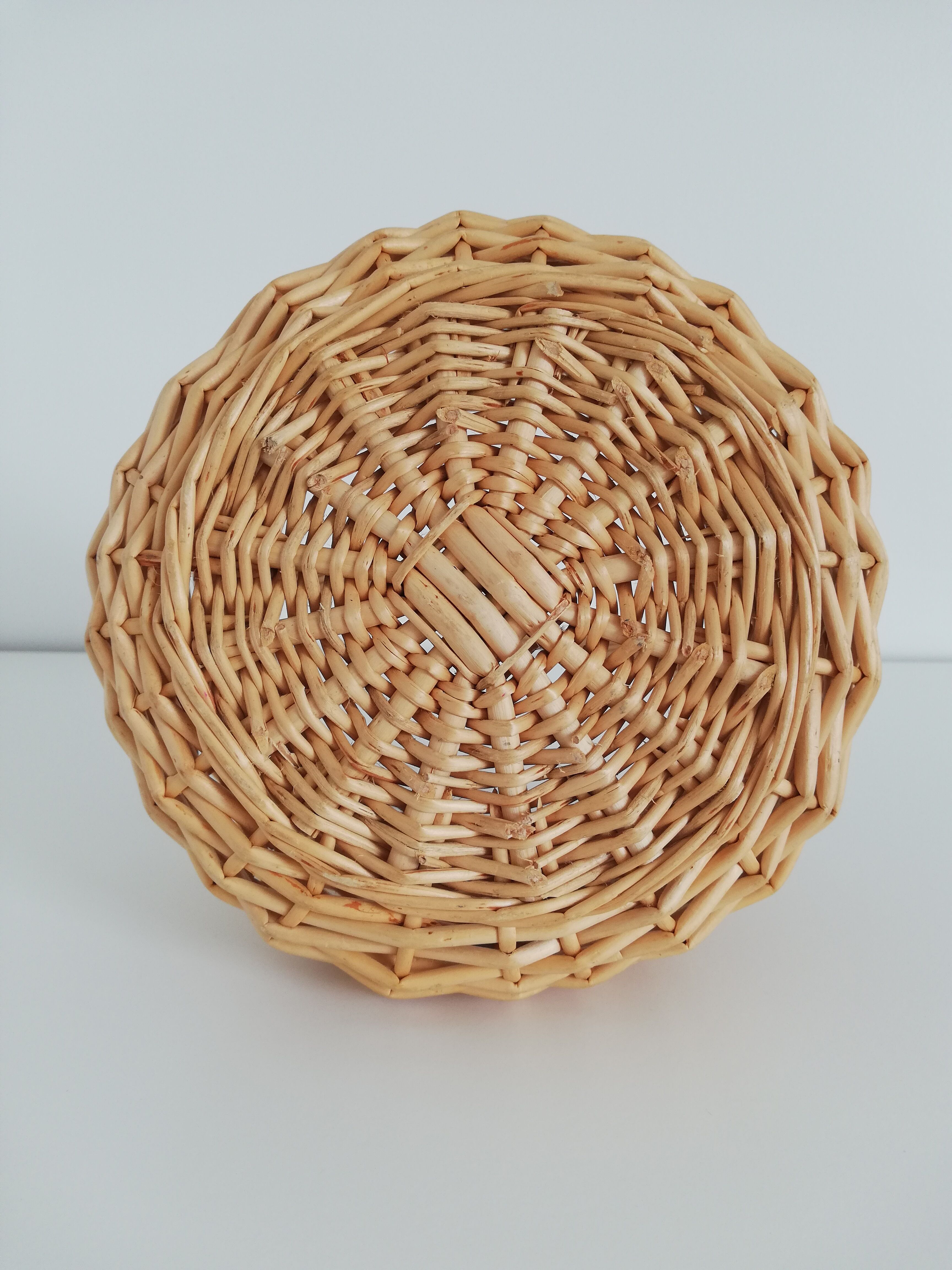Vintage wicker basket