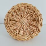 Panier en osier vintage