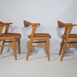 Danish Design Chairs 49B by ERIK KIRKEGAARD Oak 1960s
