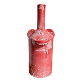 Large pink ceramic vase