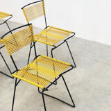 Set of six 'Spaghetti' dining chairs