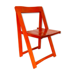 Chaise pliante rouge, Italie 1960s