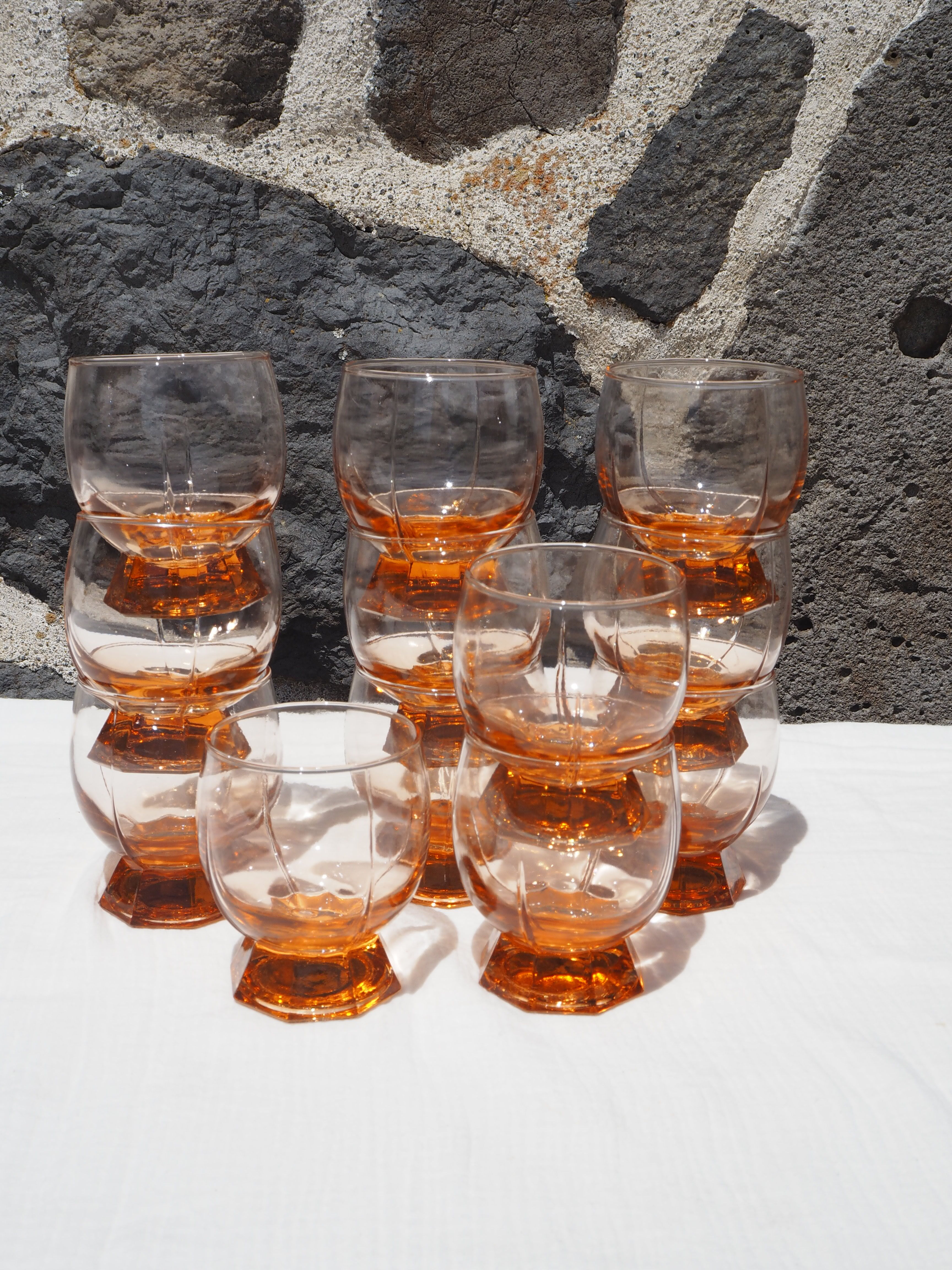 Set of 12 Rosaline glasses