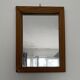 Petit miroir mural en bois 15x20cm