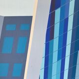 Acrylic skyscraper on canvas