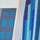 Gratte ciel acrylique sur toile