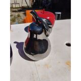 Vintage fruit set in resin and earthenware