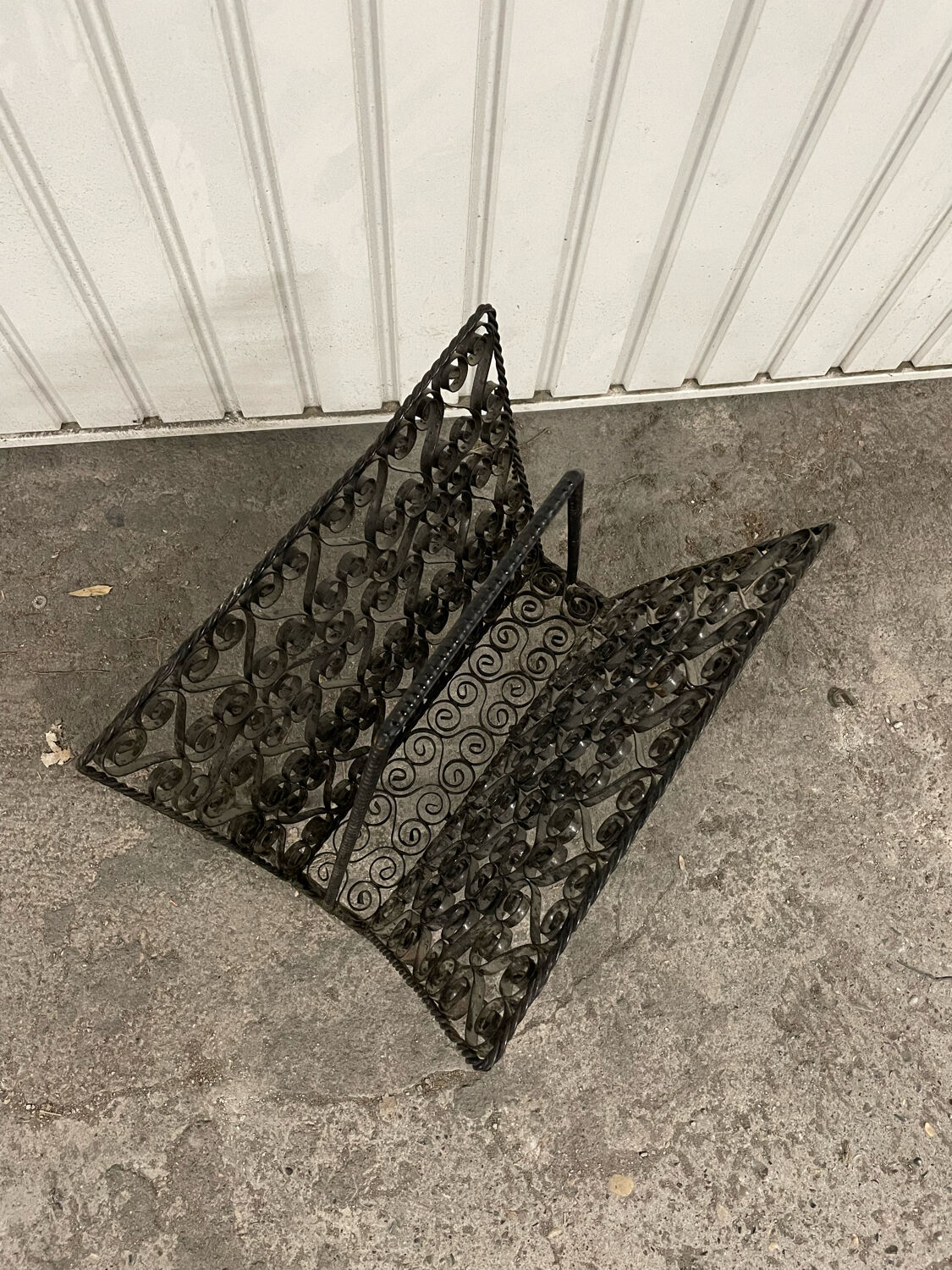 Wrought iron magazine door from the 50s