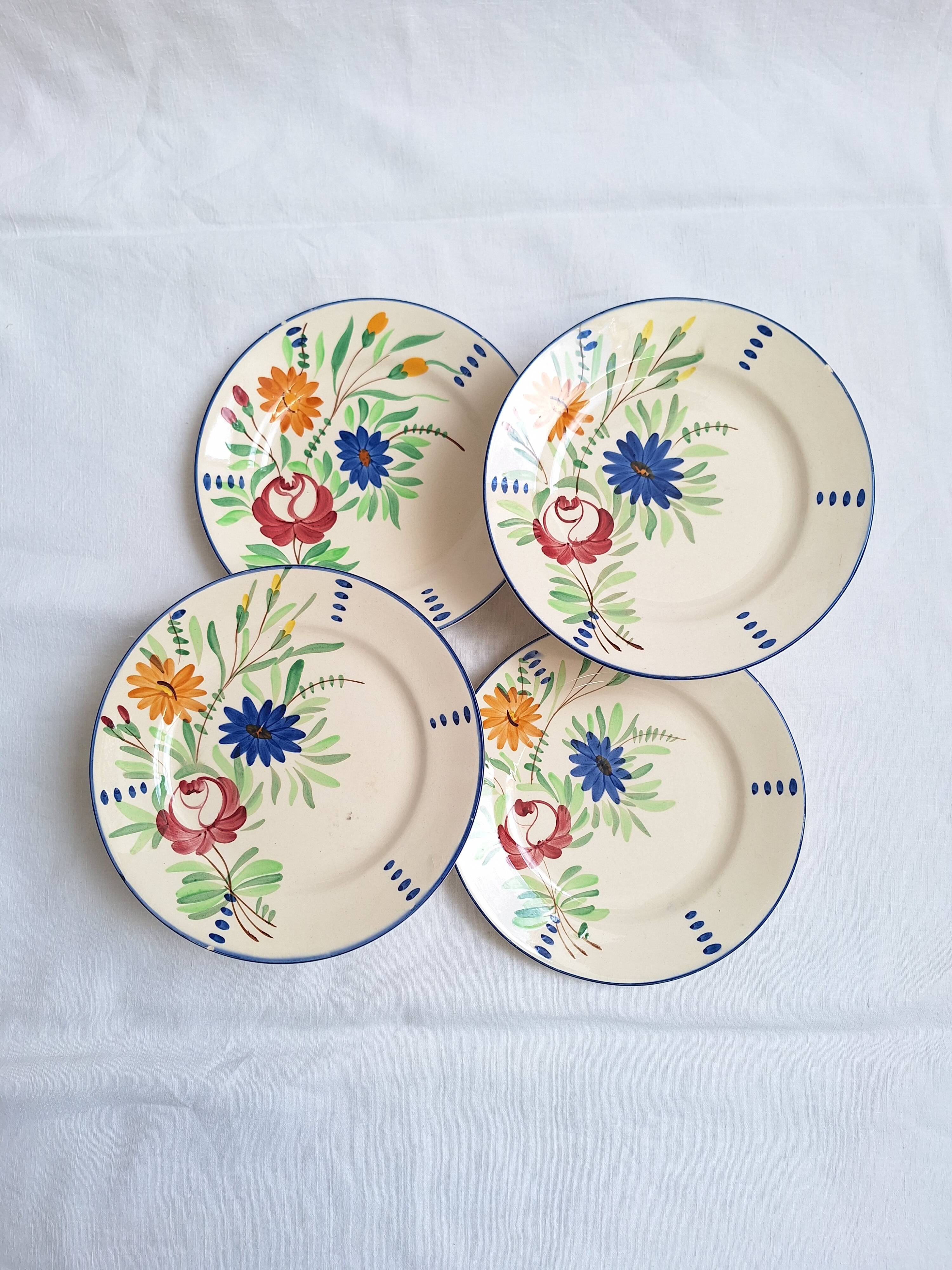 Assiettes plates Longchamp