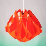 Mid Century Modern 70s red pendant light