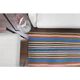 Vintage Turkish Oushak Handmade Wool Cotton Blue Kilim Area Rug 154x230