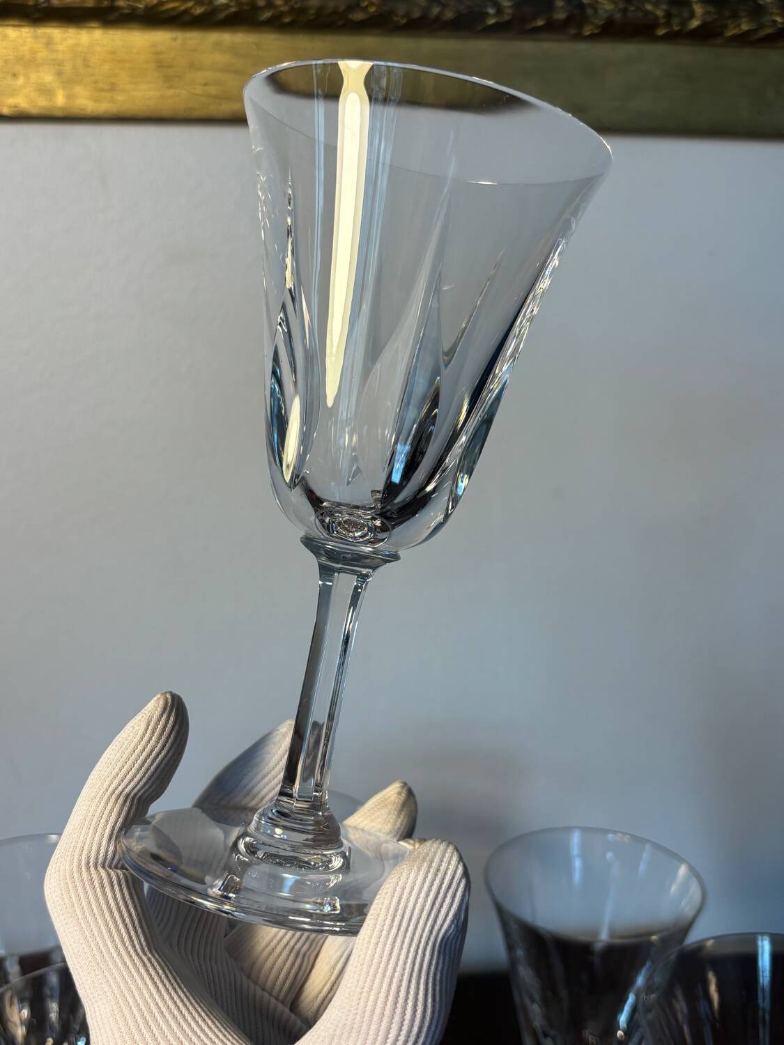 7 wine glasses Cerdagne Saint Louis