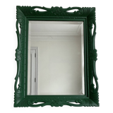Large antique mirror with openwork frame