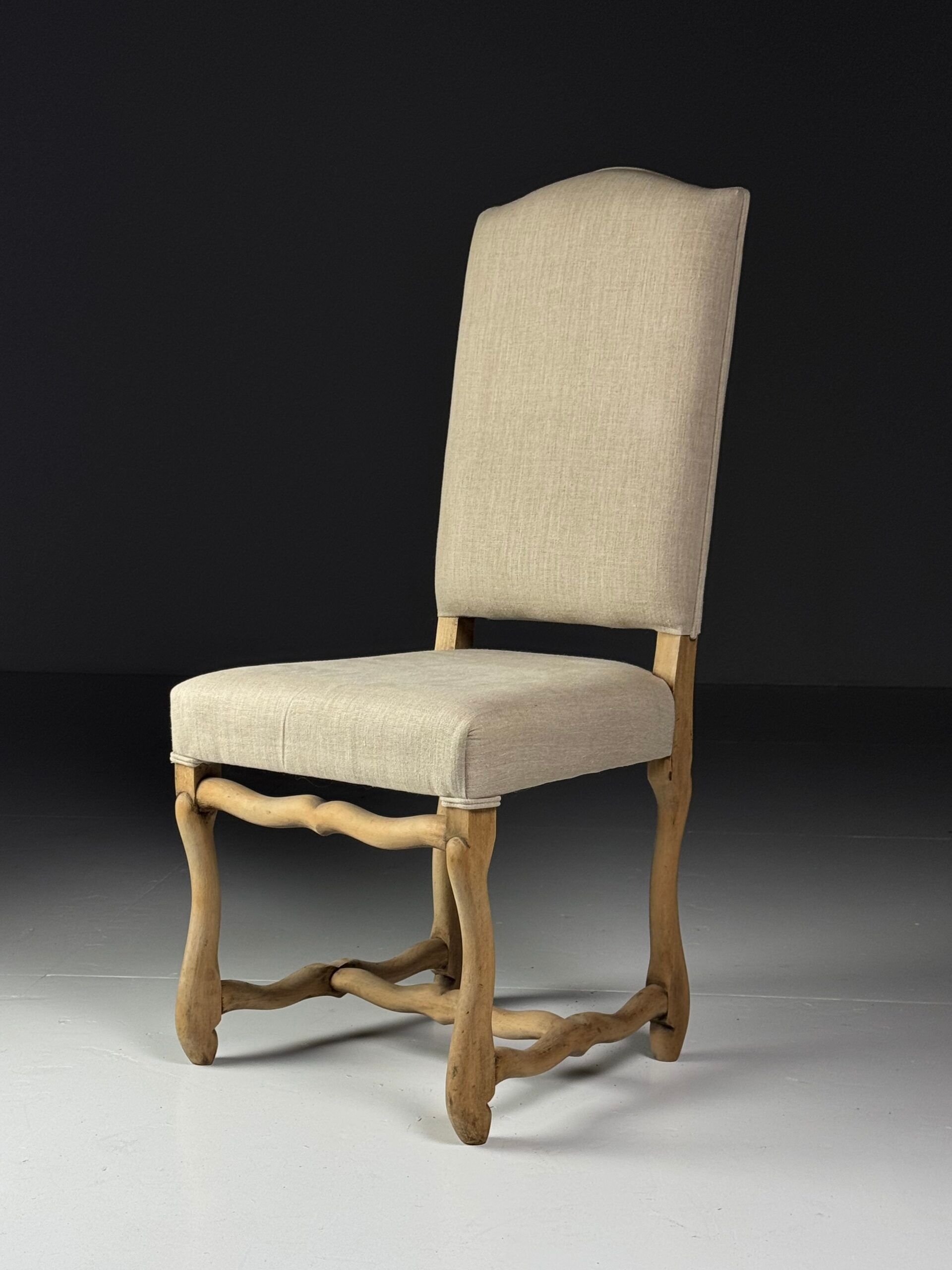 Set of 4 Os de Mouton dining chairs
