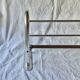 Large vintage aluminum wall coat rack