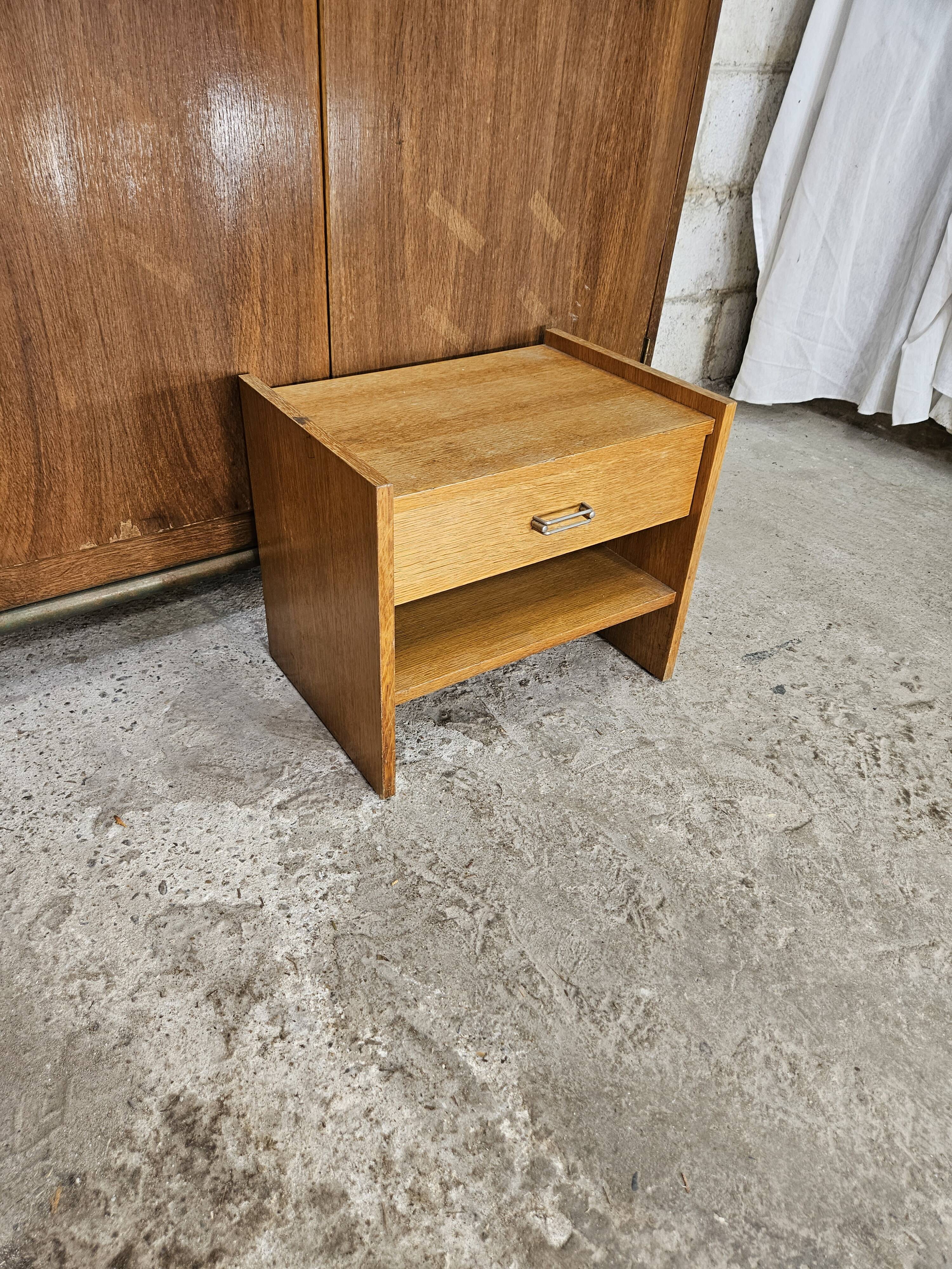 Scandinavian style bedside table 1960