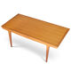 Scandinavian vintage oak living room table