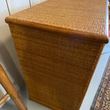 Rattan chest of drawers