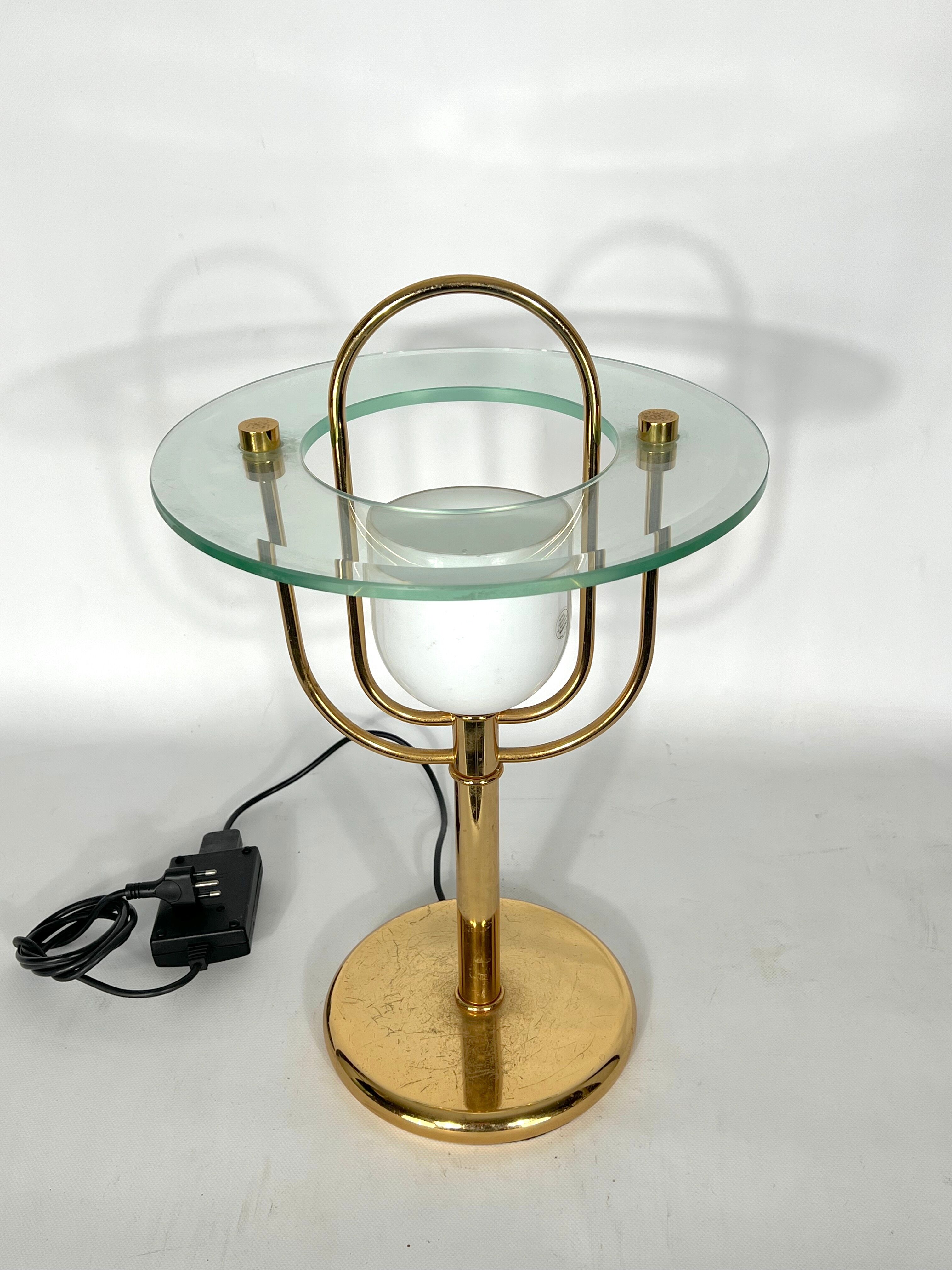 Vintage Fontana Arte style table lamp from 70s