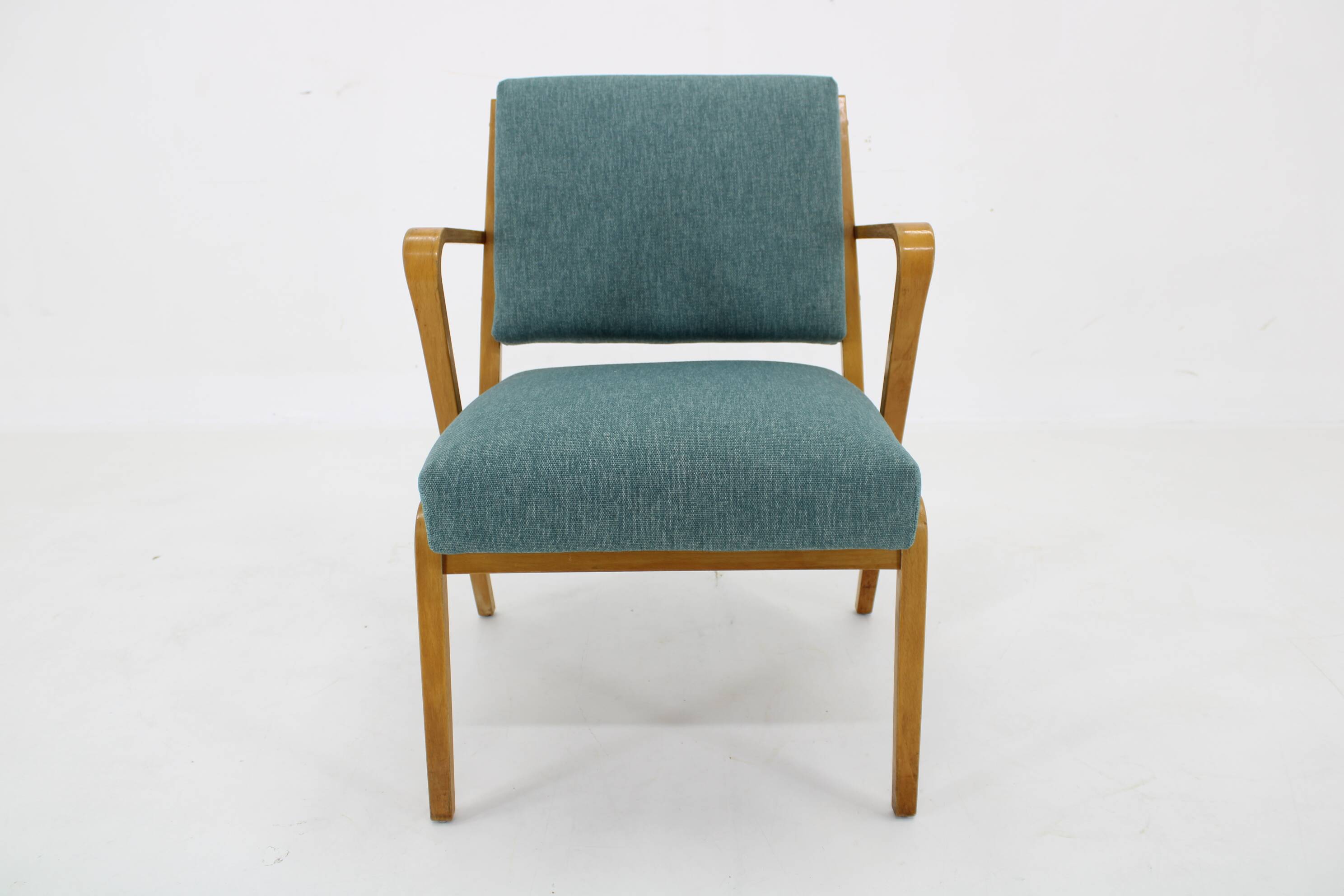 1960s Selman Selmanagic armchair by VEB Deutsche Werkstätten Hellerau, Germany