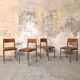 4 chaises vintage