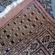 Tapis coureur vintage ouzbek Bukhara fait main en laine – 75 x 244 cm