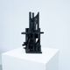 Sculpture en bois italienne abstraite