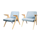 Paire de fauteuils par J. Chierowski 1960