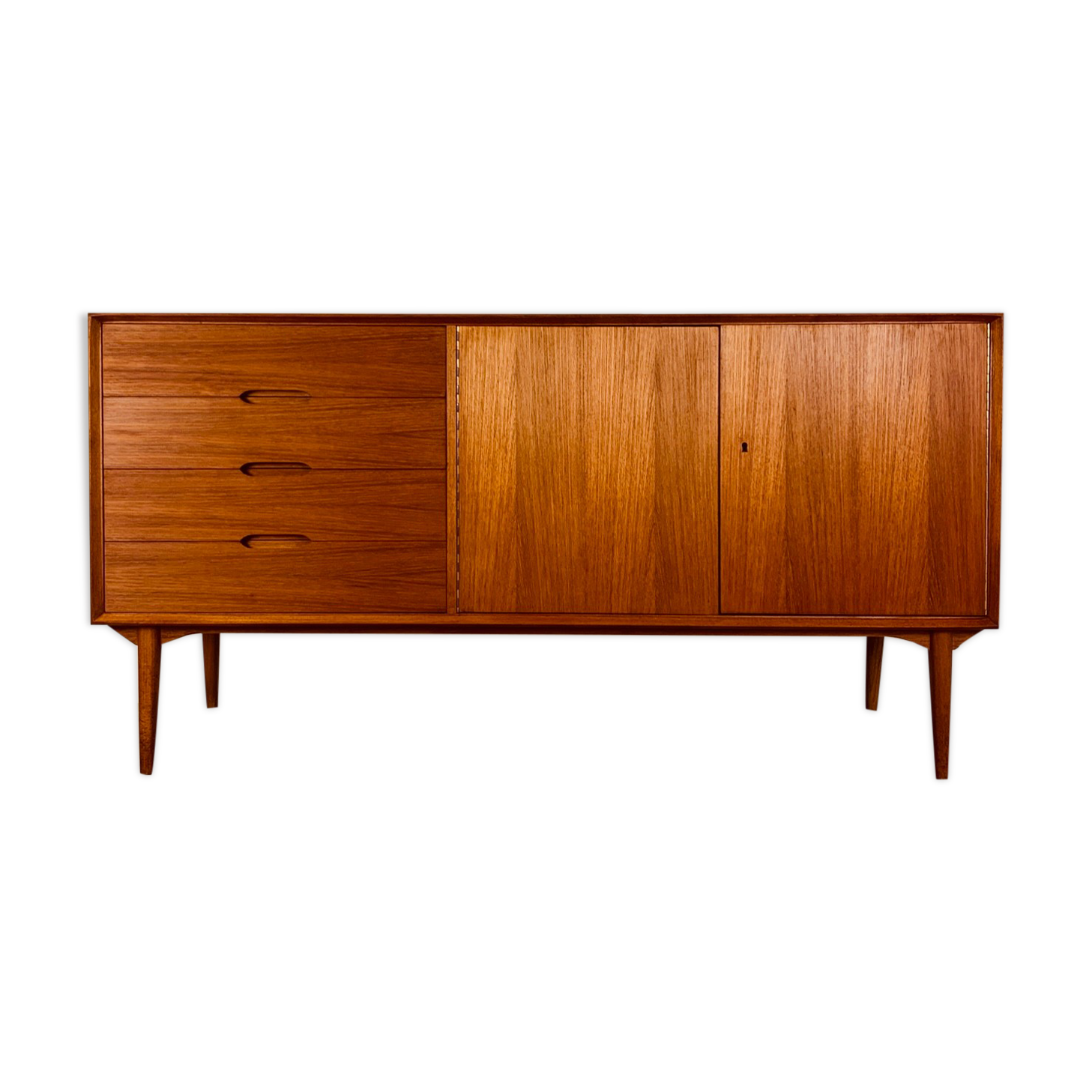 Teak sideboard by rex raab for wilhelm renz, 1960s