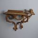 Antique gilded wooden shelves, Italy, 18th century