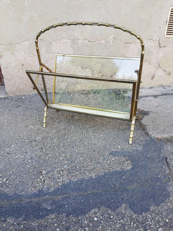 Porte revue laiton maison Baguès