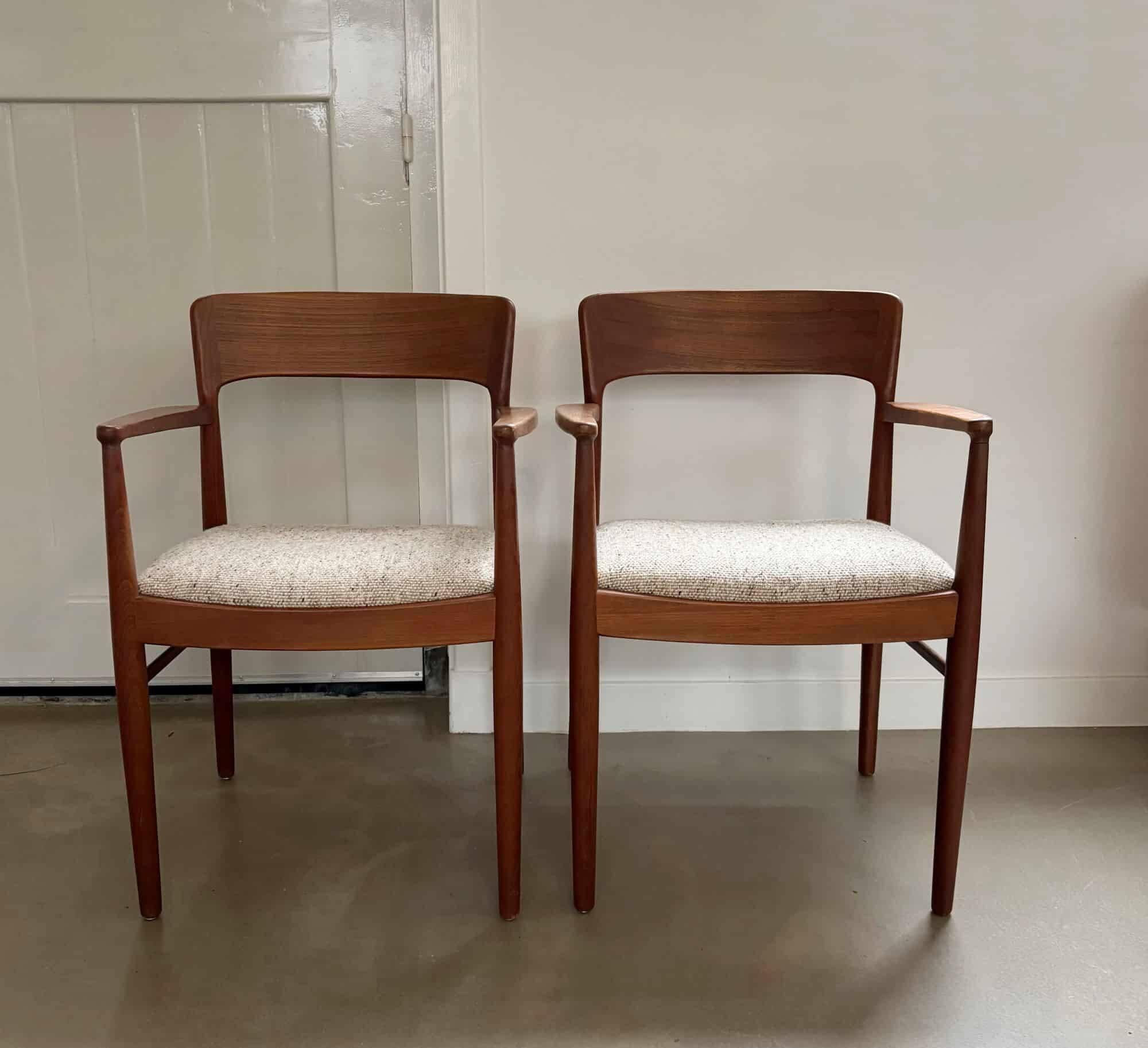 Armchairs by Henning Kjaernulf for KS Mobler, Denmark, 1960s, set of 2