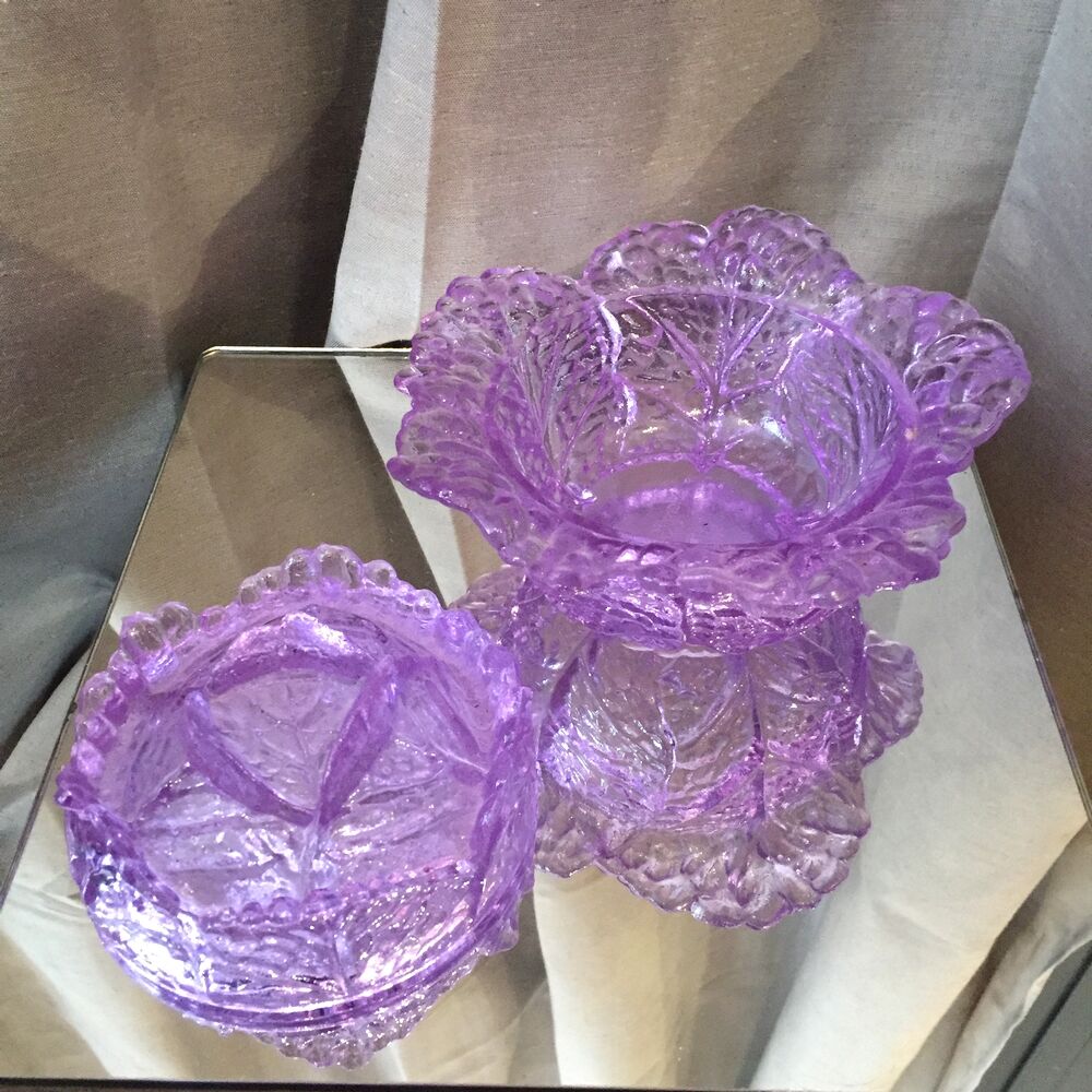 Purple portieux glass cabbage