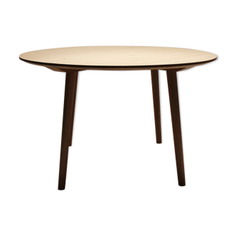 Table à manger ronde danoise, années 1970