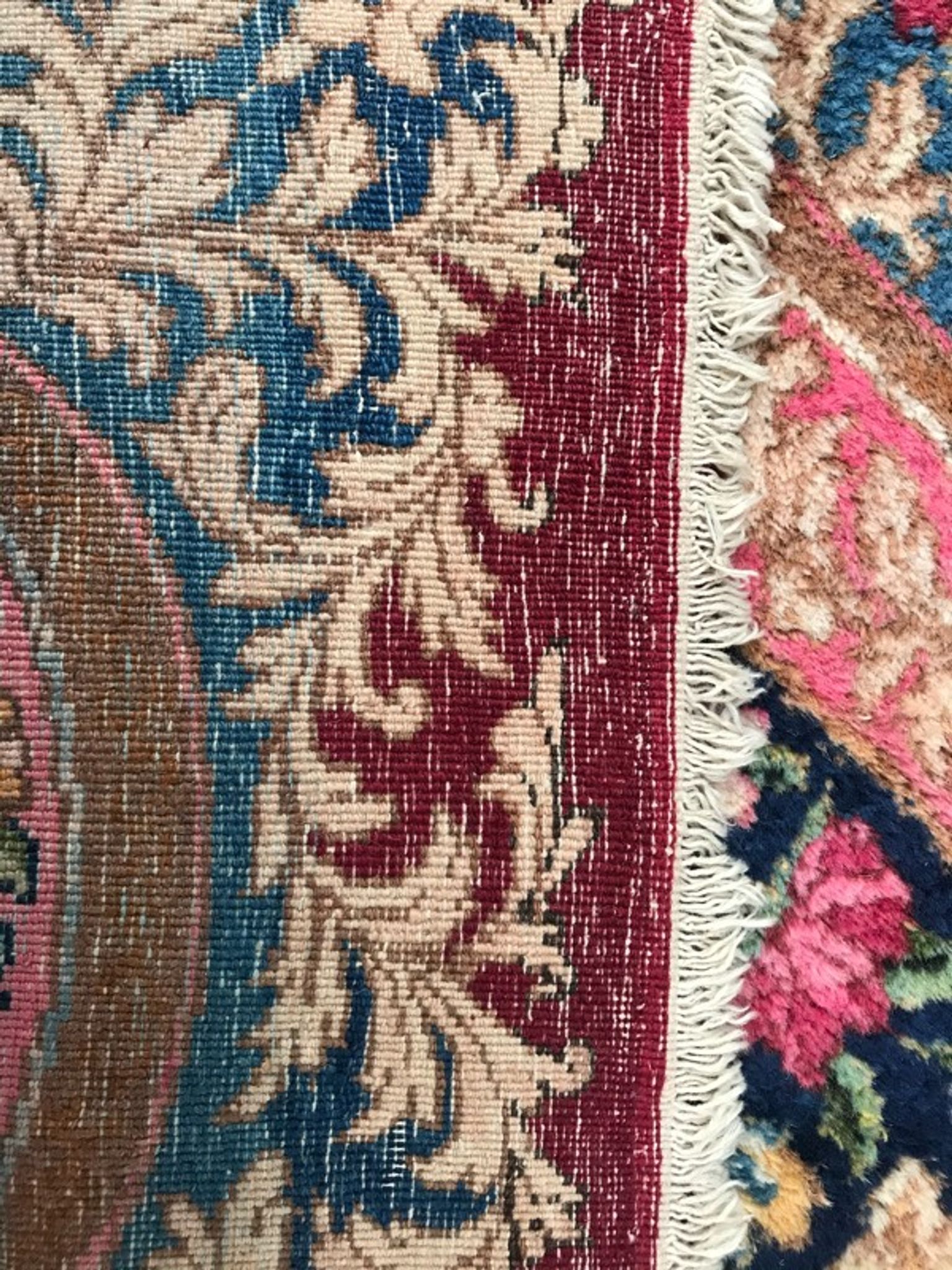Old carpet Kirman late 270x380 cm