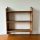 Large vintage solid wood shelves renovated