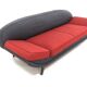 Scandinavian 2-seater leather sofa, Folke Jansson, SM Wincrantz Möbelin, Sweden, 1960