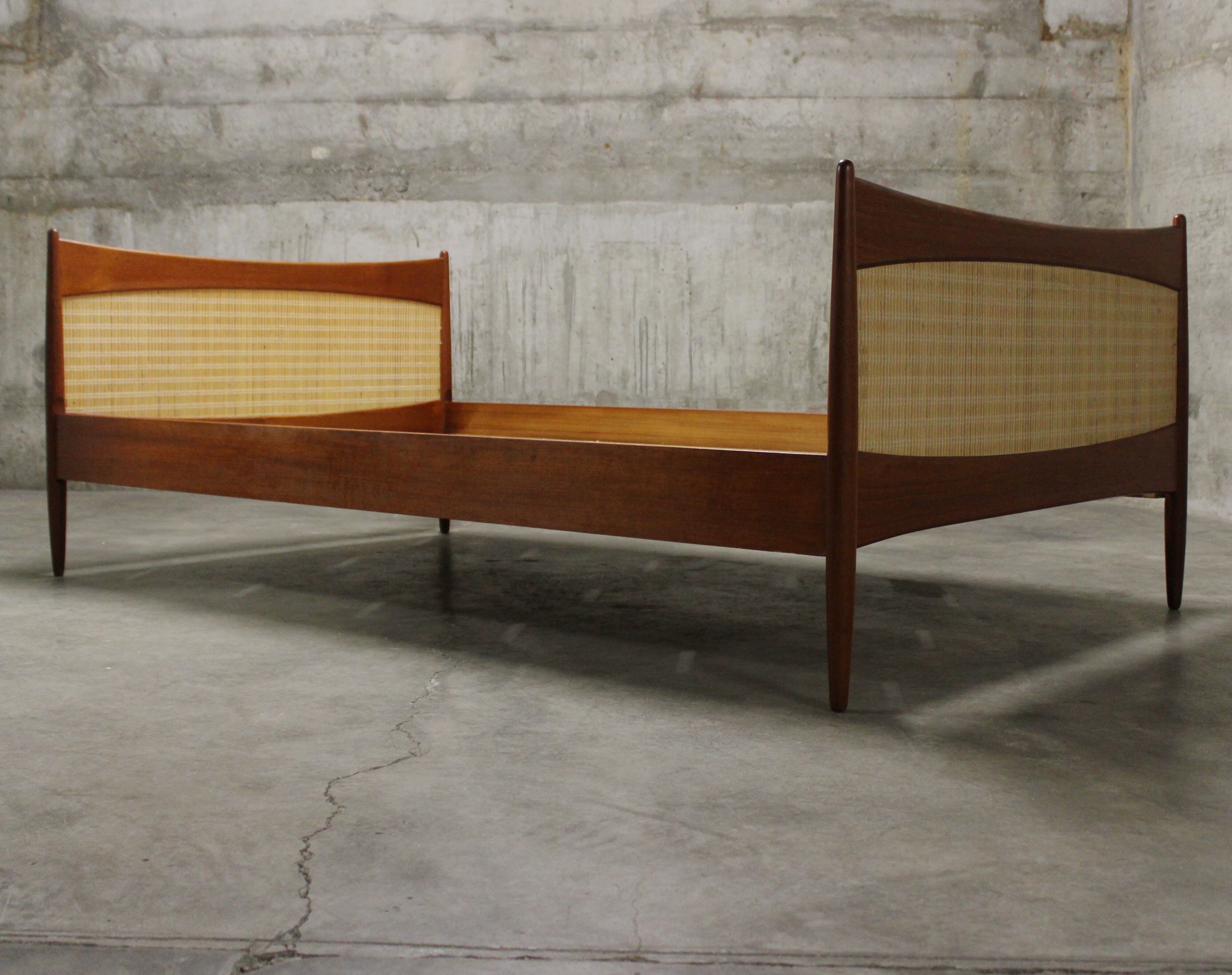 Teak Mid-Century Bed 110cm