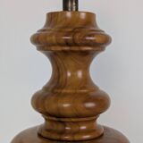 Lampe en bois tourné