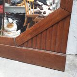 Wood mirror carved art deco 1930