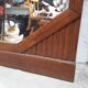 Wood mirror carved art deco 1930