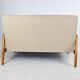 Set of vintage beige boucle sofa and armchair, 1970s