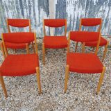Chaises vintage style scandinave