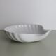 White ceramic shell pocket tray